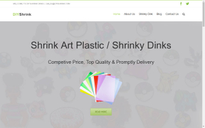 收缩塑料产品外贸出口企业 - Shrinky Dink - Diyshrink.com
