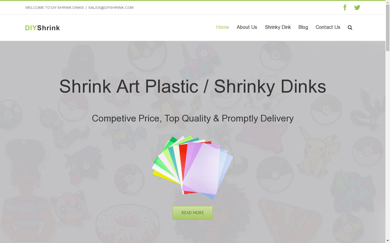 收缩塑料产品外贸出口企业 - Shrinky Dink - Diyshrink.com